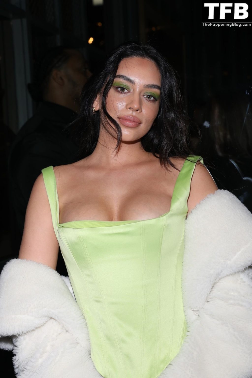 Janice Joostema Displays Her Sexy Boobs at the PrettyLittleThing Fashion Show (11 Photos)
