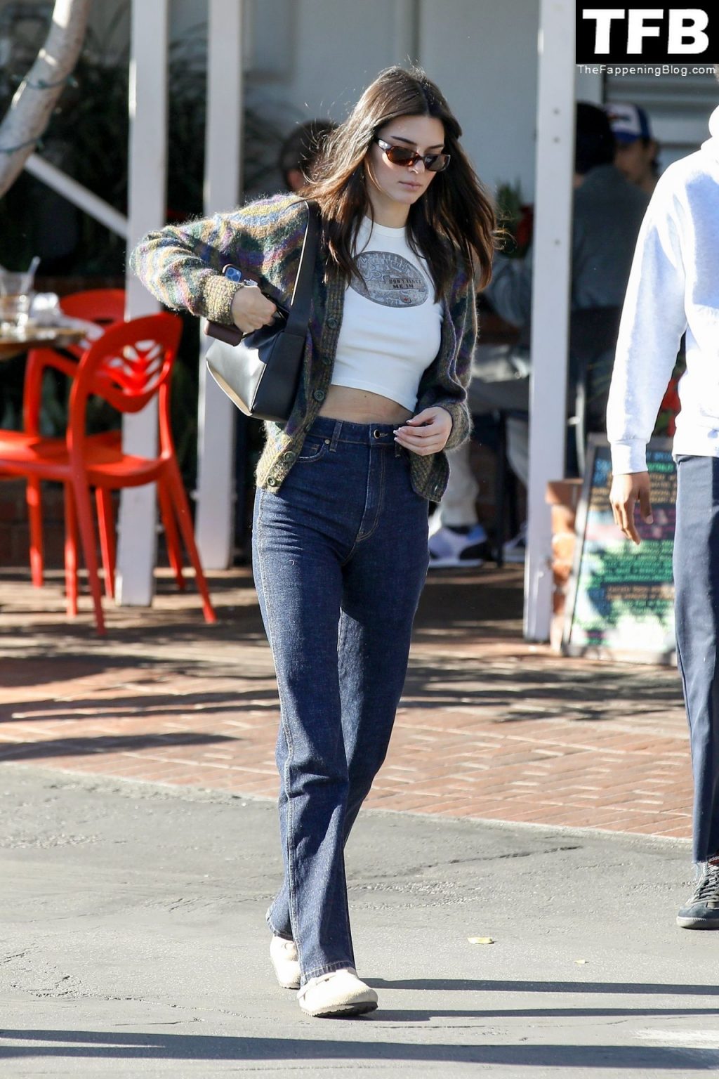 Braless Kendall Jenner Shows Off Her Abs in West Hollywood (68 Photos)