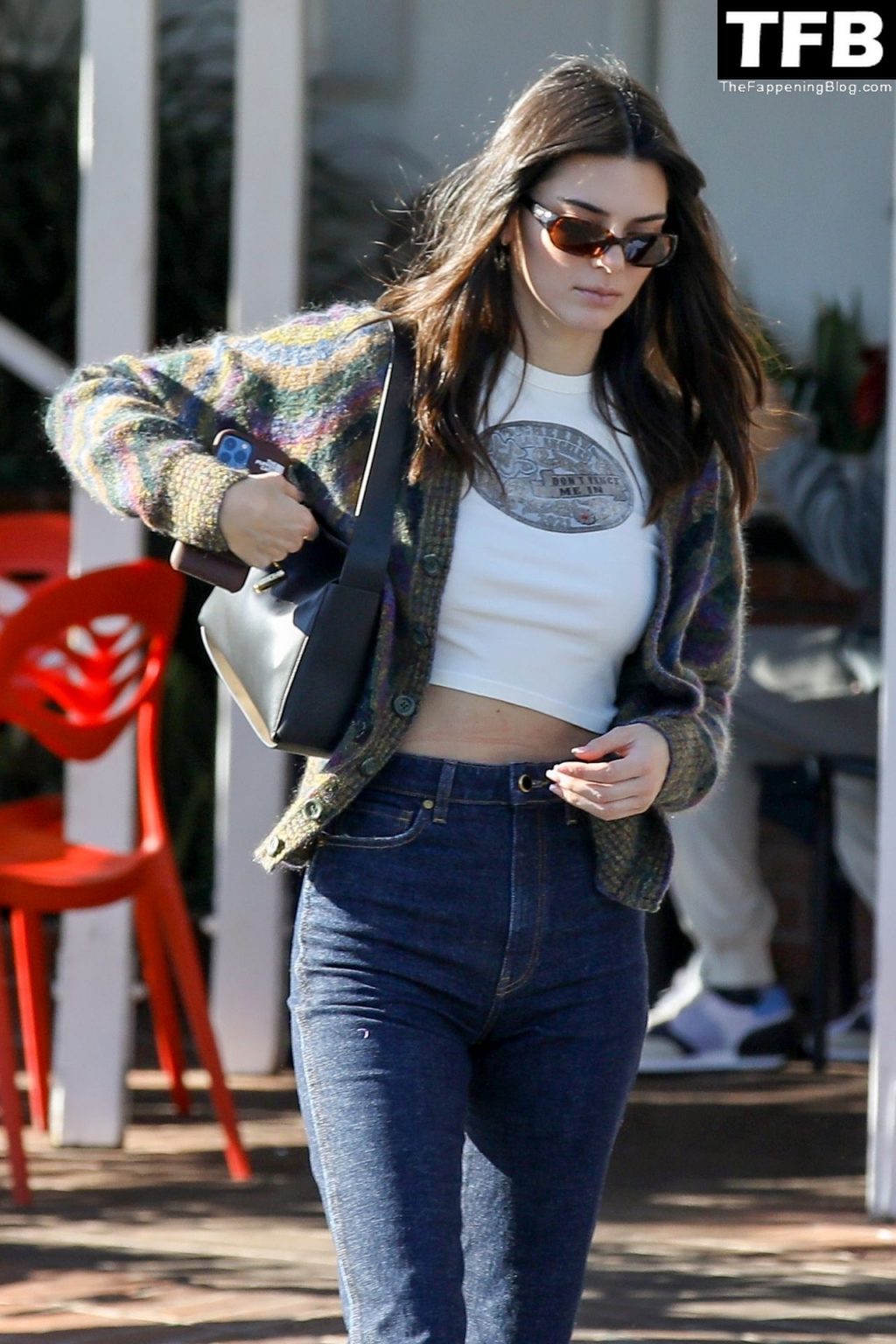 Braless Kendall Jenner Shows Off Her Abs in West Hollywood (68 Photos)