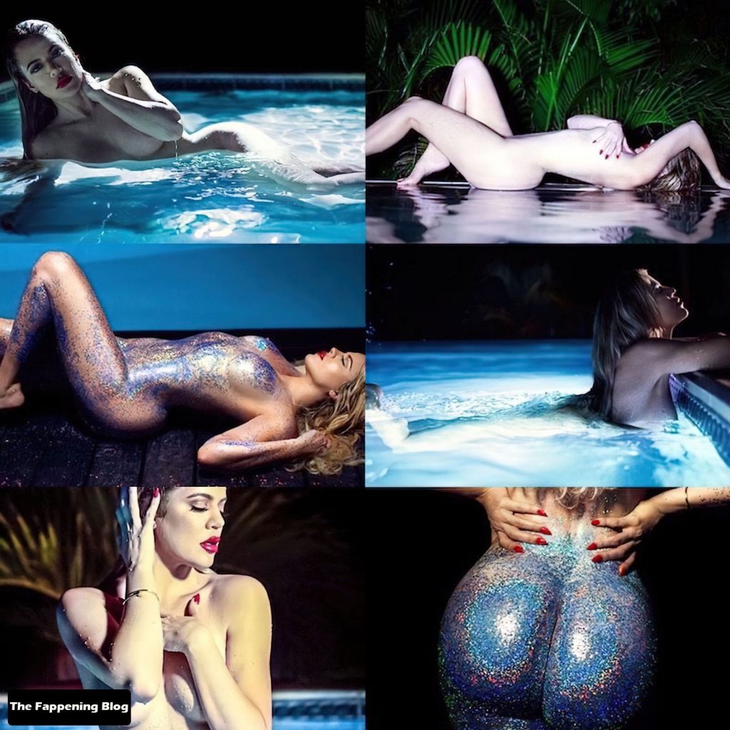 Khloe Kardashian Nude (1 Collage Photo)