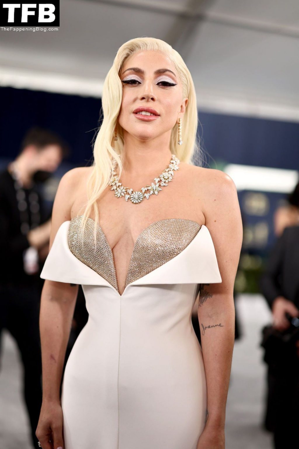 Lady Gaga Flaunts Her Tits at the 28th Annual Screen Actors Guild Awards (70 Photos)