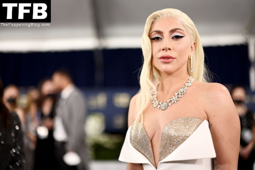 Lady Gaga Flaunts Her Tits at the 28th Annual Screen Actors Guild Awards (70 Photos)