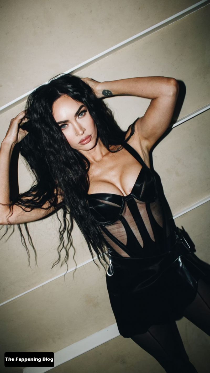 Megan Fox Poses in a Sexy Outfit at the Jimmy Choo X Mugler Collaboration Event in LA (15 Photos)