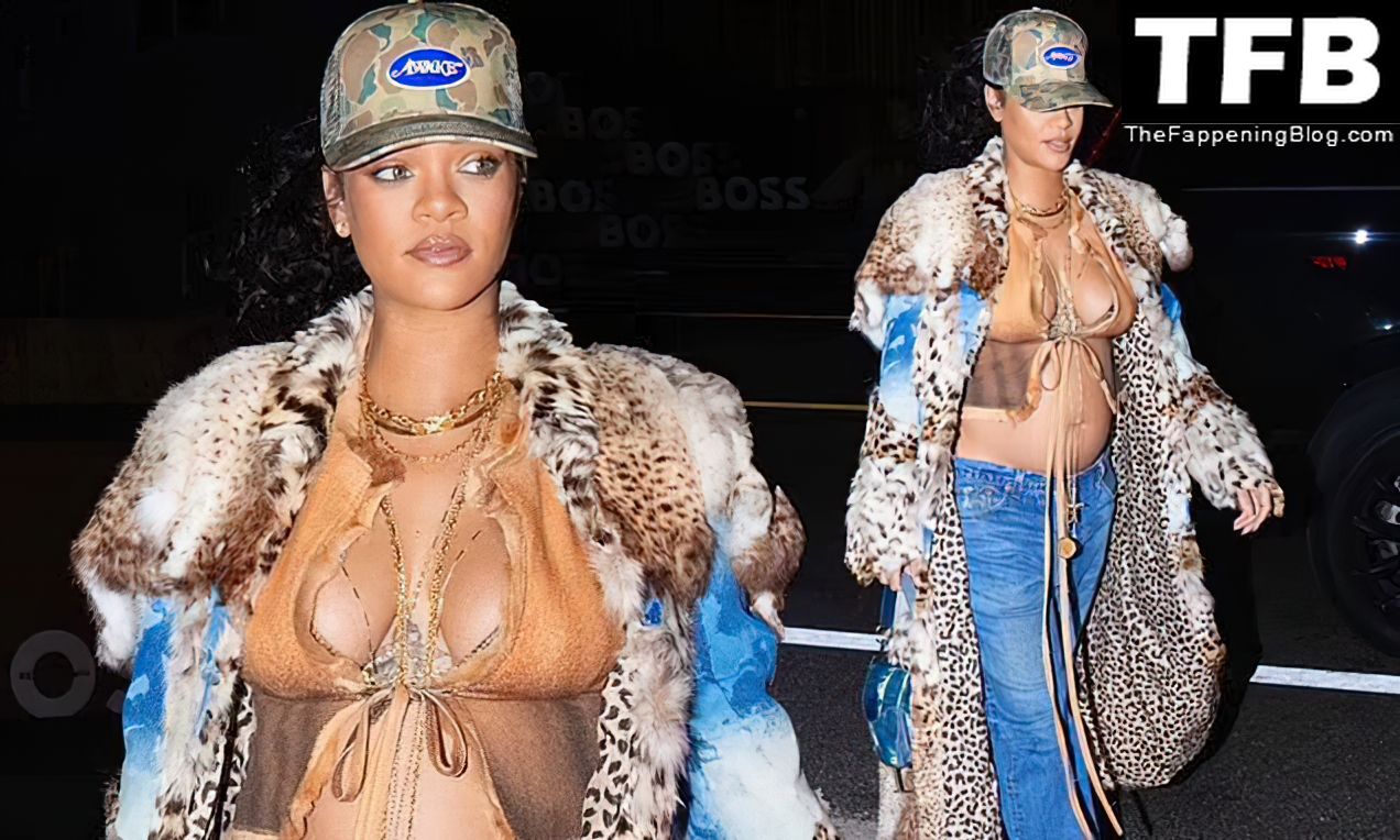 Sizzling Hot! Rihanna Flaunts Her Baby Belly in Sexy Gallery Shoot