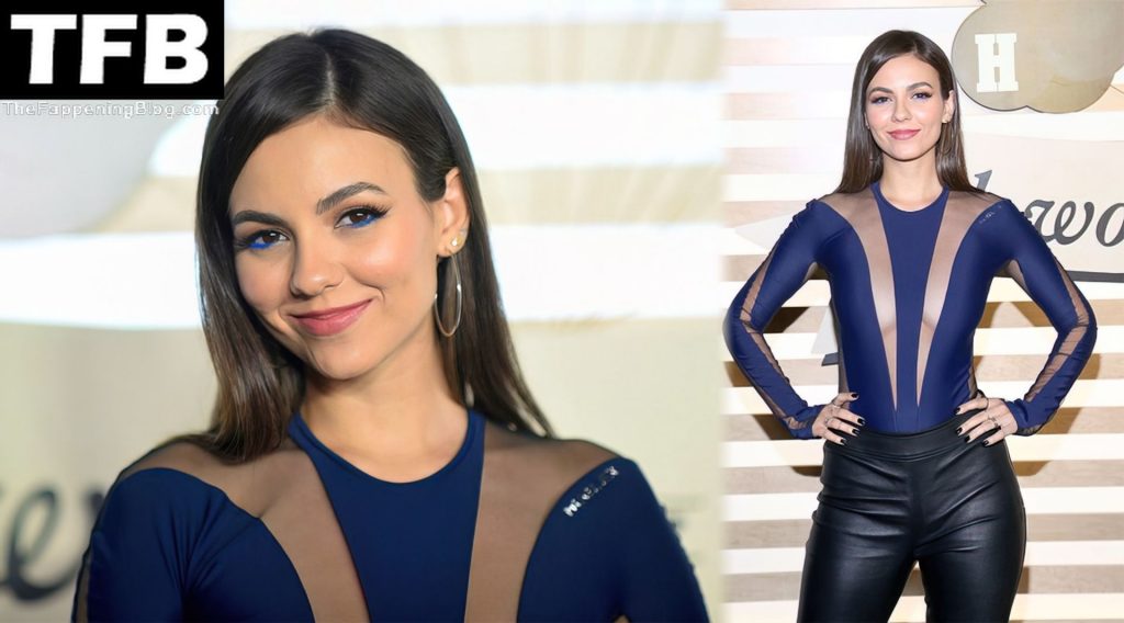 Victoria Justice Puts on a Busty Display in a Racy Mesh Top at the Homecoming Weekend Super Bowl Bash (36 Photos)