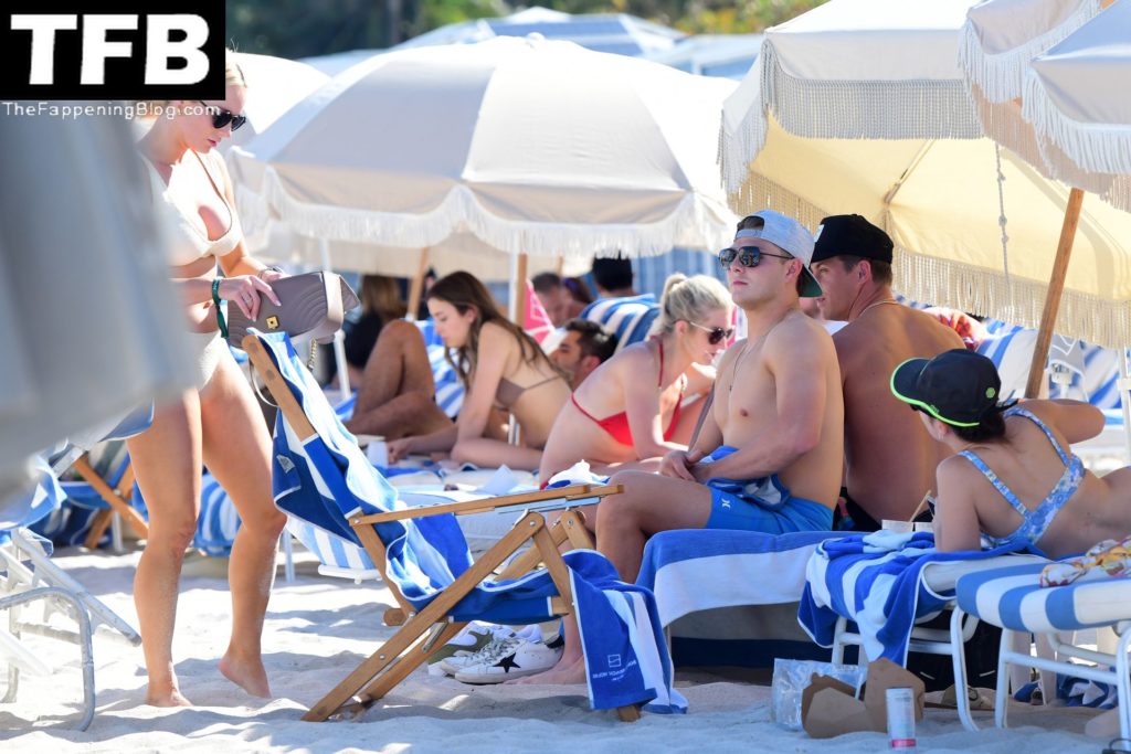 Abbey Gile &amp; Zach Wilson Hit the Beach in Miami (24 Photos)
