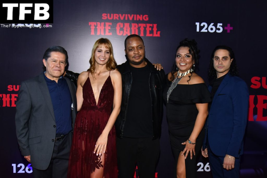 Alina Nastase Poses Braless at the “Surviving the Cartel” Premiere in Mexico (21 Photos)
