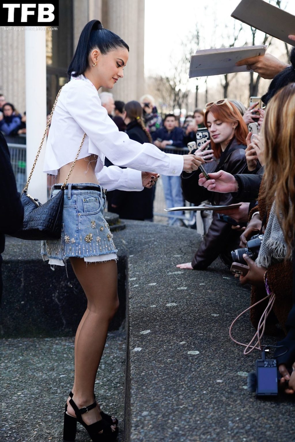 Camila Mendes Shows Off Her Sexy Legs at the Miu Miu Women’s Show in Paris (140 Photos)