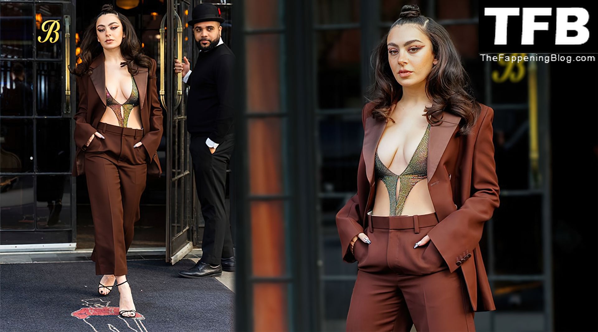 Best Charli XCX Flashes Her Nude Boob In New York
