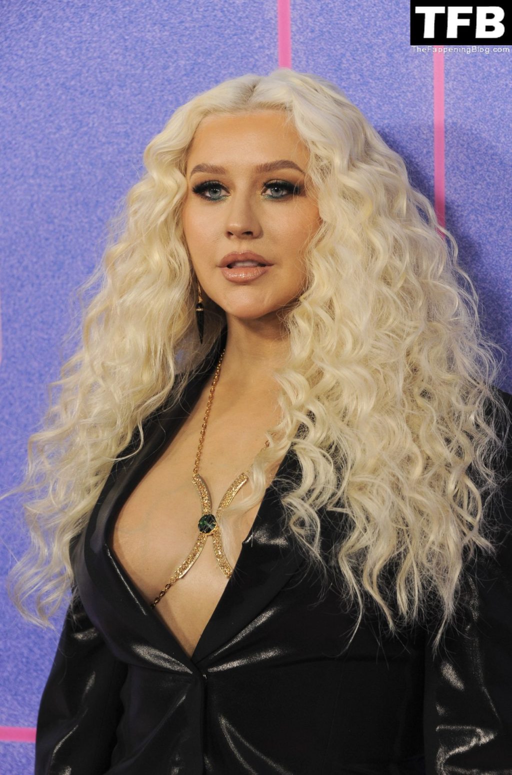 Christina Aguilera Displays Her Sexy Tits at the Billboard Women in Music Awards (21 Photos)