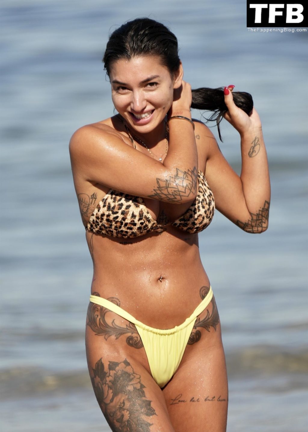Ella Ding Shows Off Her Amazing Bikini Body at the Brighton Beach Huts (29 Photos)