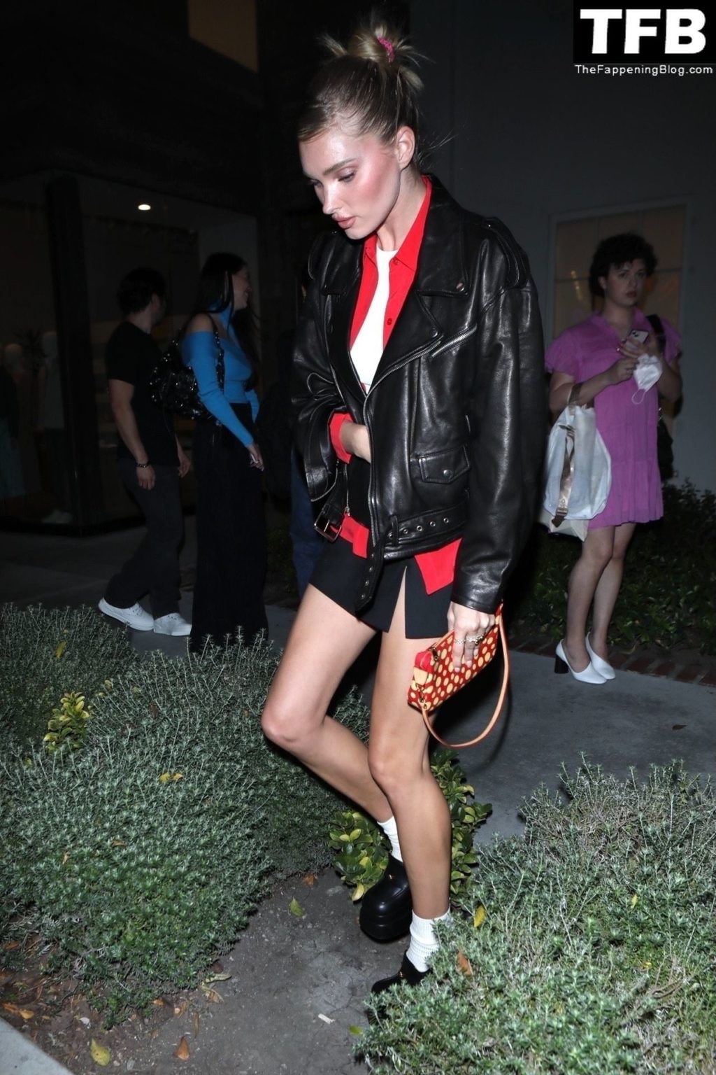 Leggy Elsa Hosk Leaves After Attending a Revolve Clothing Store Event in LA (69 Photos)