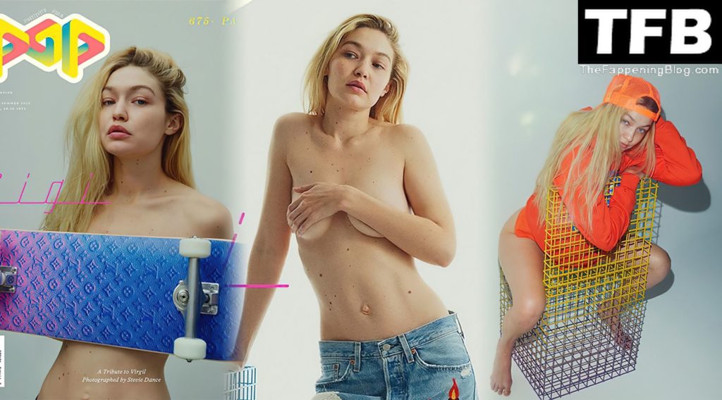 Gigi Hadid Topless &amp; Sexy – POP Magazine (8 Photos)