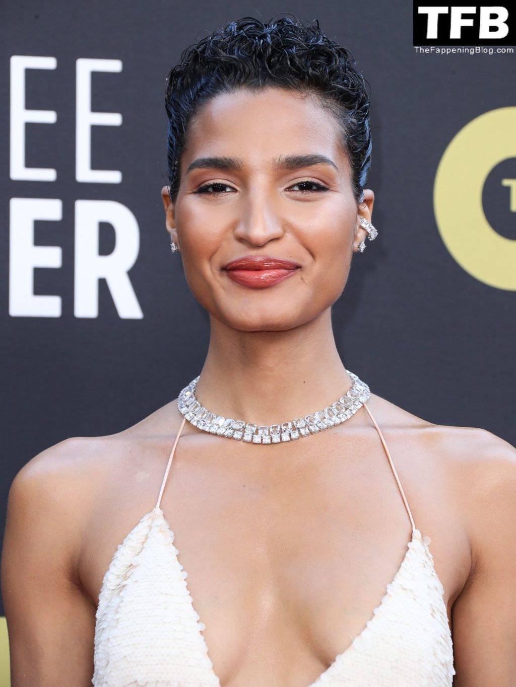Indya Moore Displays Her Sexy Tits &amp; Legs at the 27th Annual Critics Choice Awards (22 Photos)
