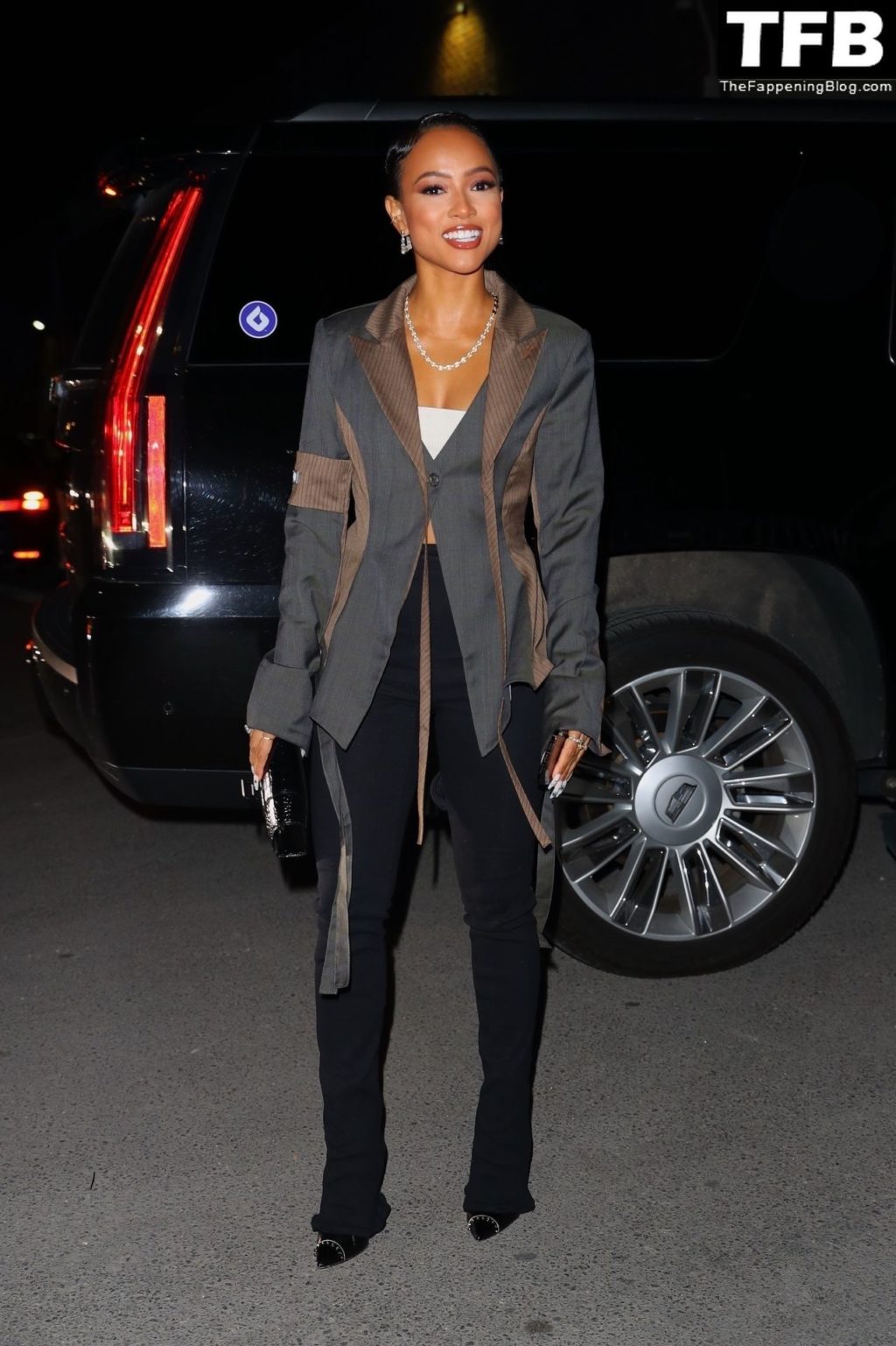 Karrueche Tran Shows Off Her Toned Abs in NYC (26 Photos)
