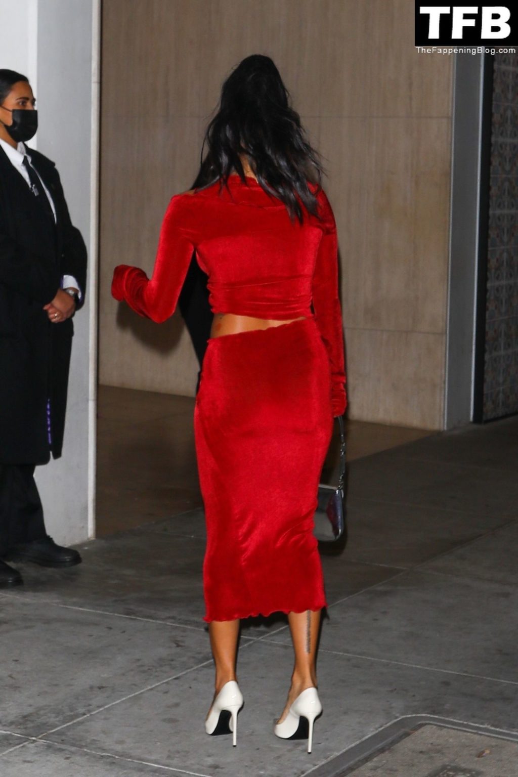 Karrueche Tran Shows Her Pokies in a Red Dress at The Hollywood Reporter’s Oscar Nominees Night (68 Photos)