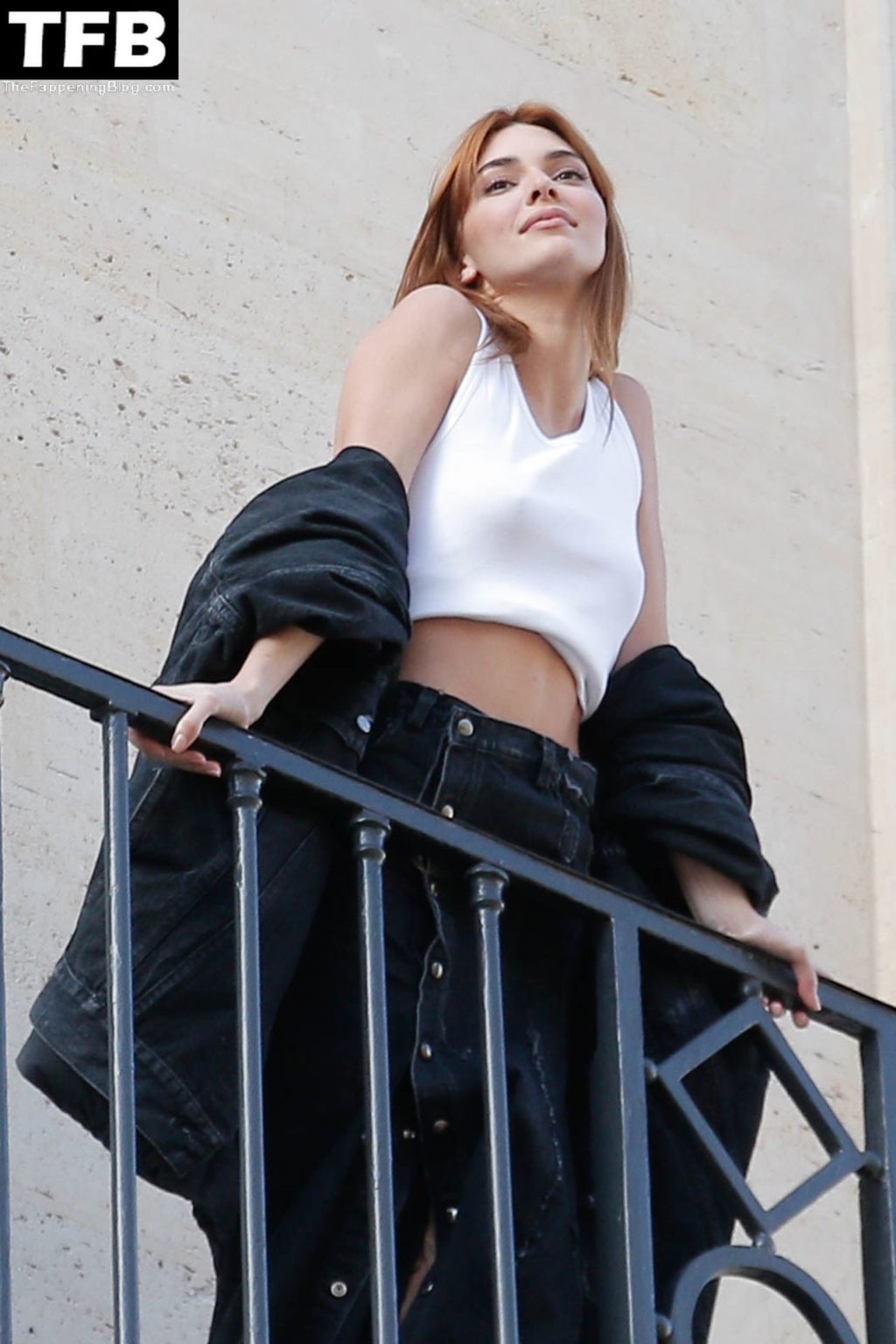 Braless Kendall Jenner Poses in Paris (141 Photos)