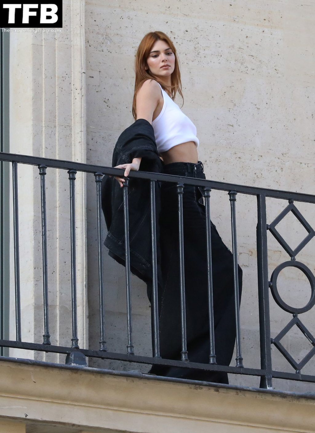 Braless Kendall Jenner Poses in Paris (141 Photos)