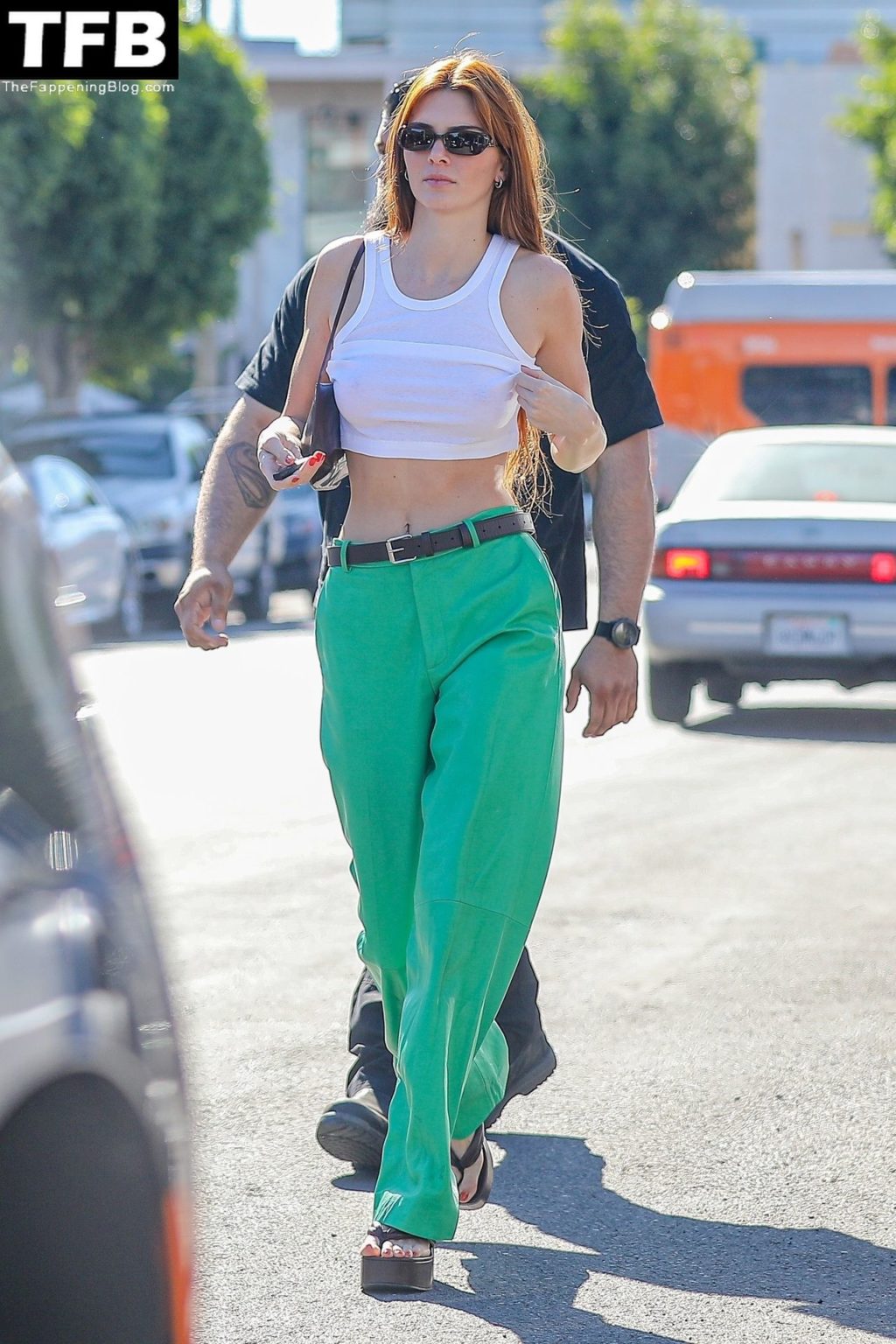 Kendall Jenner Flashes Her Nude Tits in West Hollywood (44 Photos)