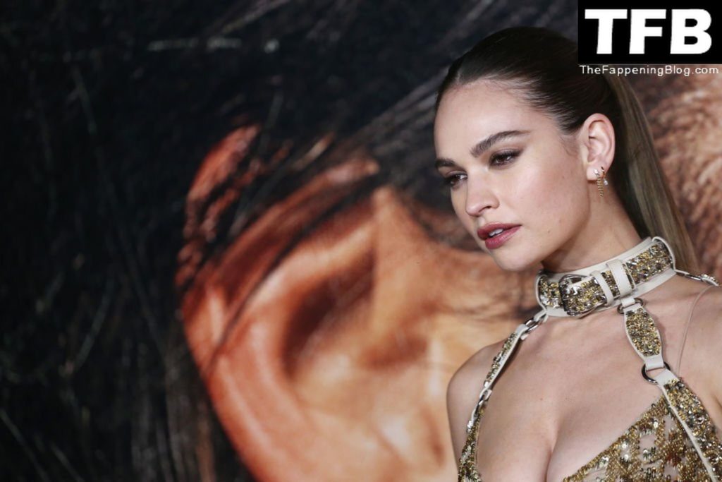 Lily James Shows Off Her Sexy Figure at the ‘Pam and Tommy’ TV Show Finale Screening in LA (89 Photos)