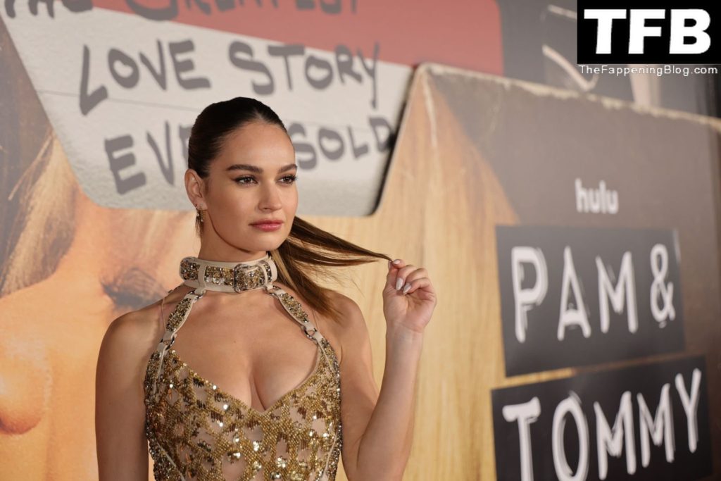 Lily James Shows Off Her Sexy Figure at the ‘Pam and Tommy’ TV Show Finale Screening in LA (88 Photos)