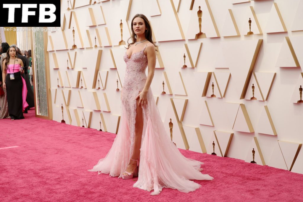 Lily James Stuns on the Red Carpet at the 94th Annual Academy Awards (39 Photos)