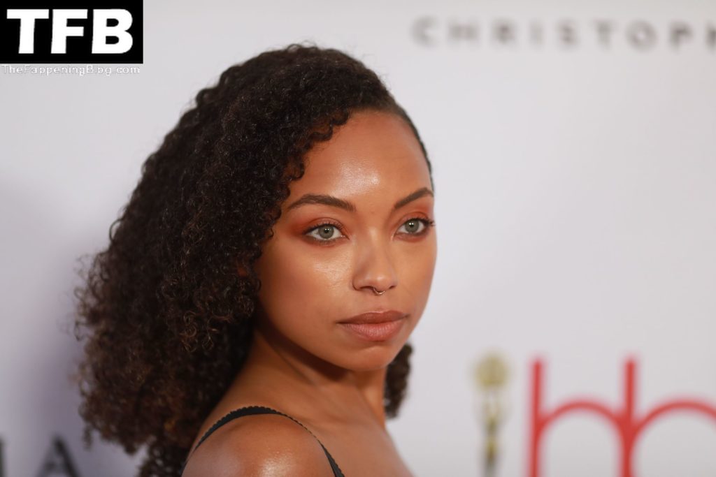 Logan Browning Looks Hot at the 7th Annual Hollywood Beauty Awards (18 Photos)