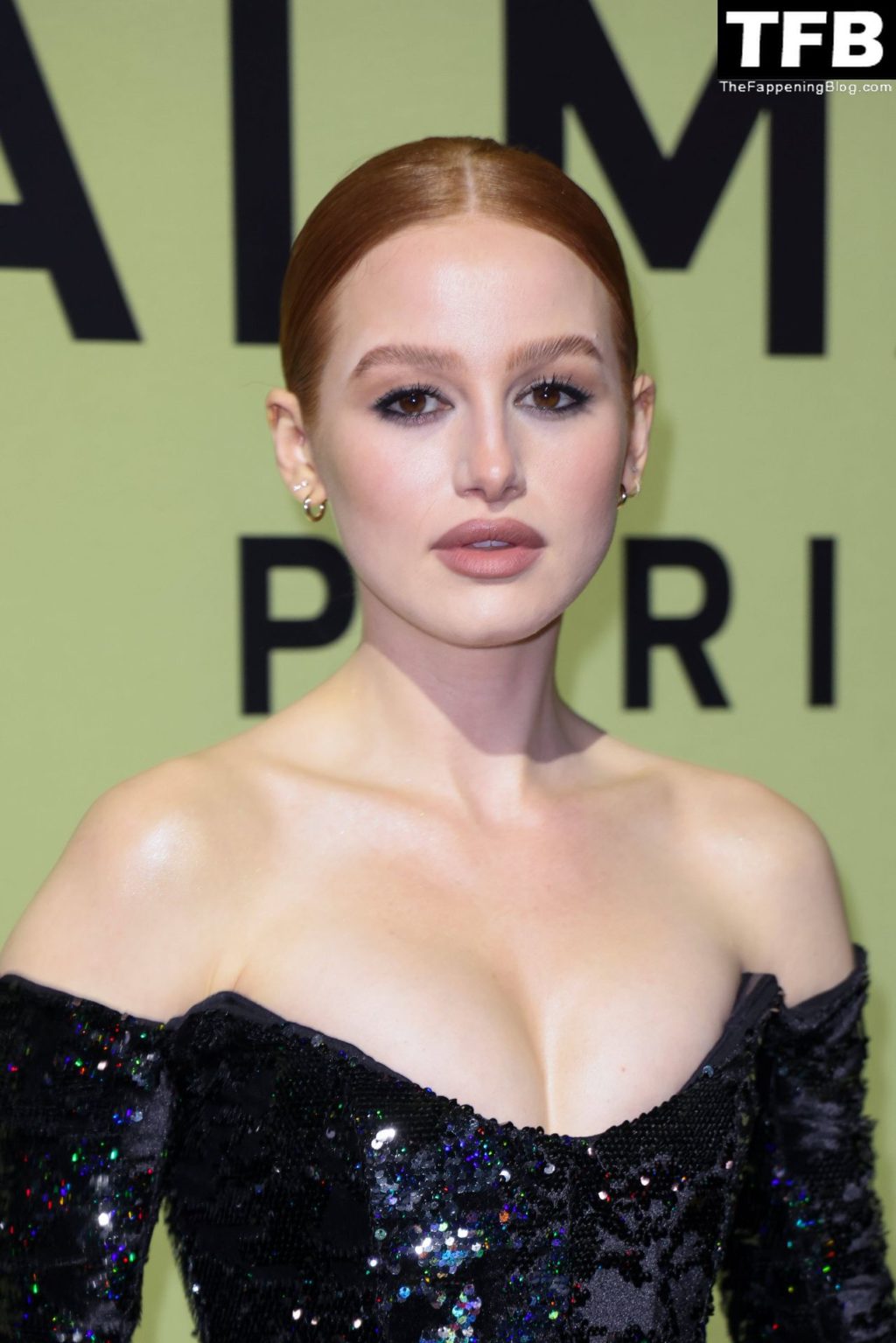 Madelaine Petsch Shows Off Her Nice Cleavage During Paris Fashion Week (46 Photos)