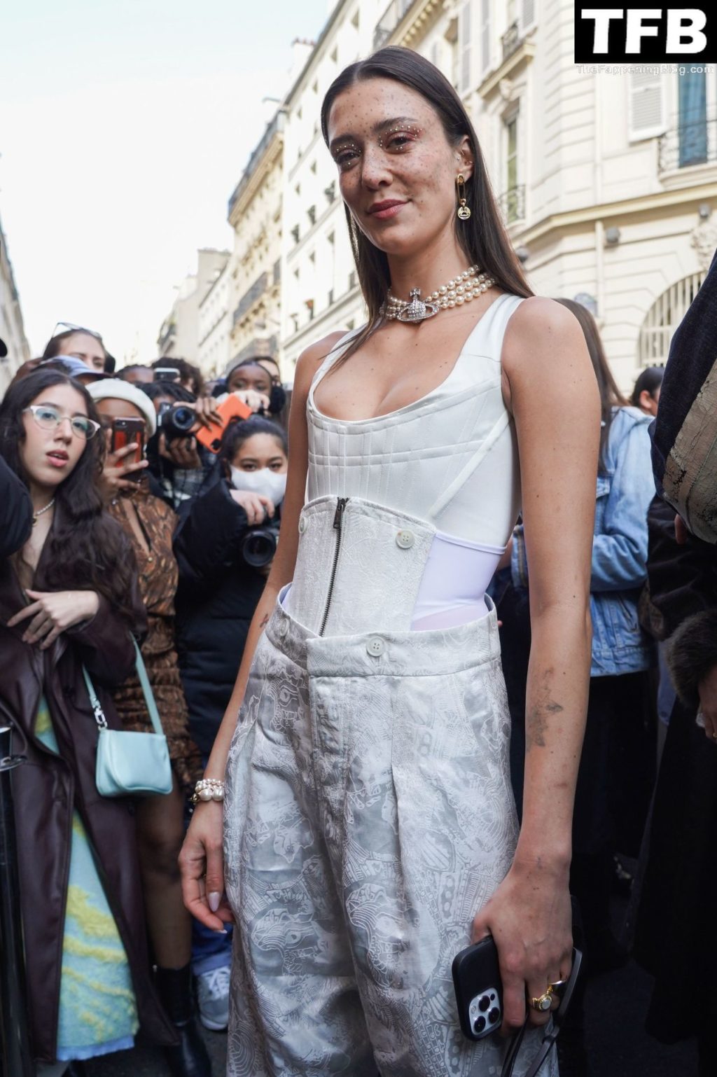 Maeva Marshall Arrives Attends the Vivienne Westwood Womenswear Show in Paris (23 Photos)