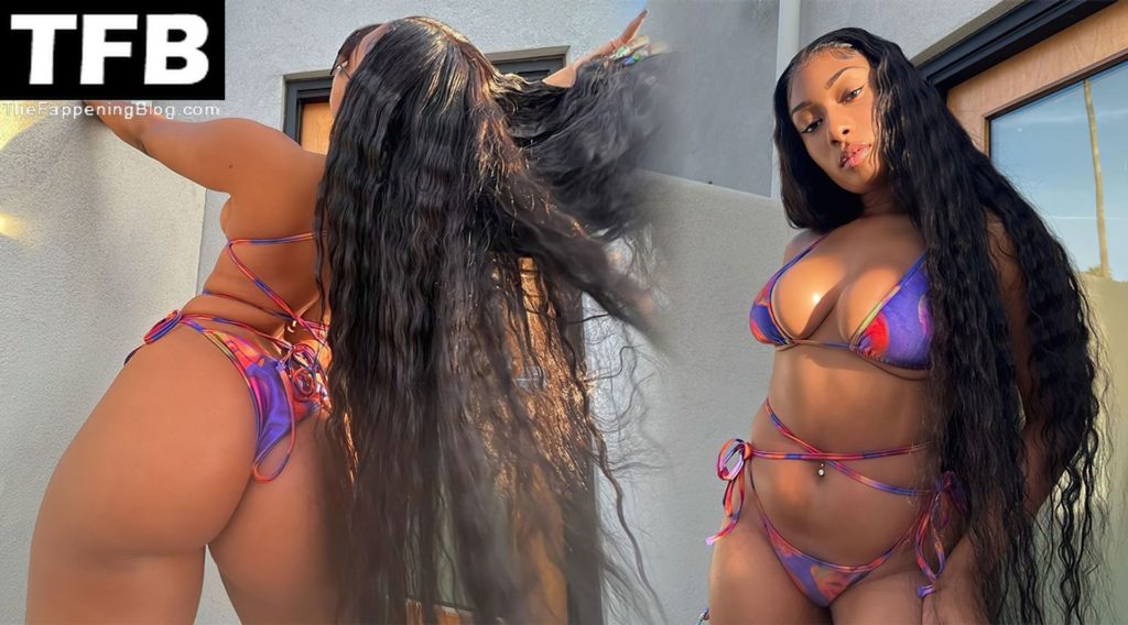 Megan Thee Stallion Shows Off Her Huge Boobs &amp; Butt in a Sexy Bikini Shoot (7 Photos)