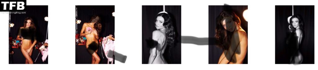 Miranda Kerr Poses Nude at the Backstage of the Victoria’s Secret Show (4 Photos)