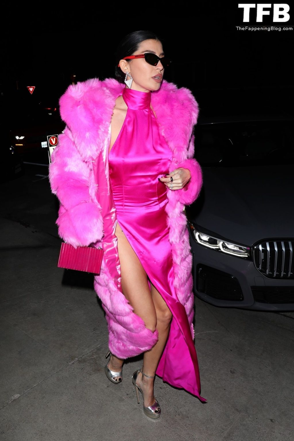 Nicole Williams English Rocks All Pink For Dinner in Santa Monica (31 Photos)