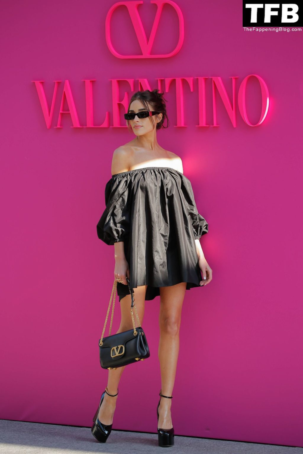 Olivia Culpo Shows Off Her Sexy Legs at the Valentino Womenswear Show in Paris (21 Photos)