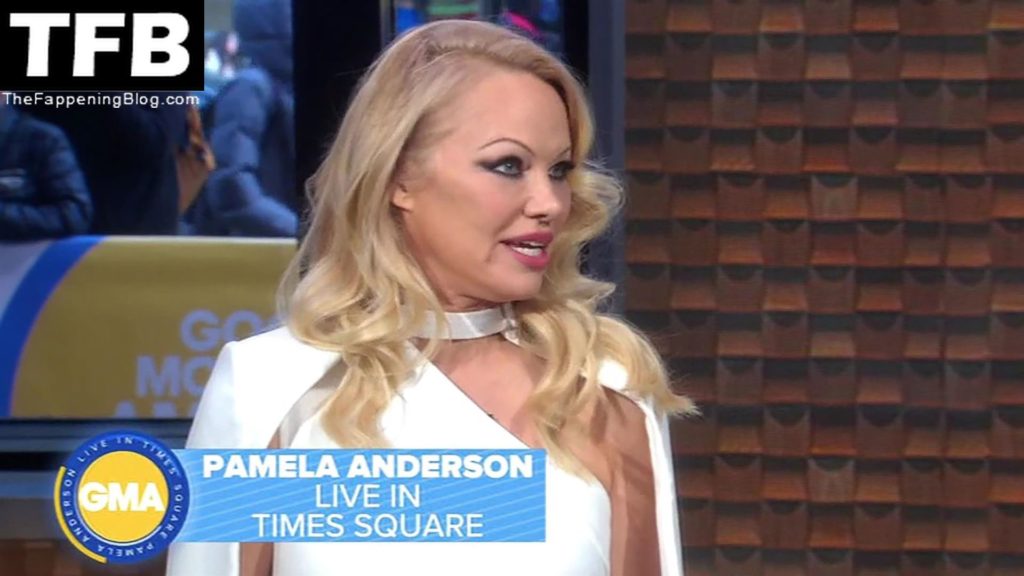 Pamela Anderson Heads to Good Morning America (107 Photos + Video)