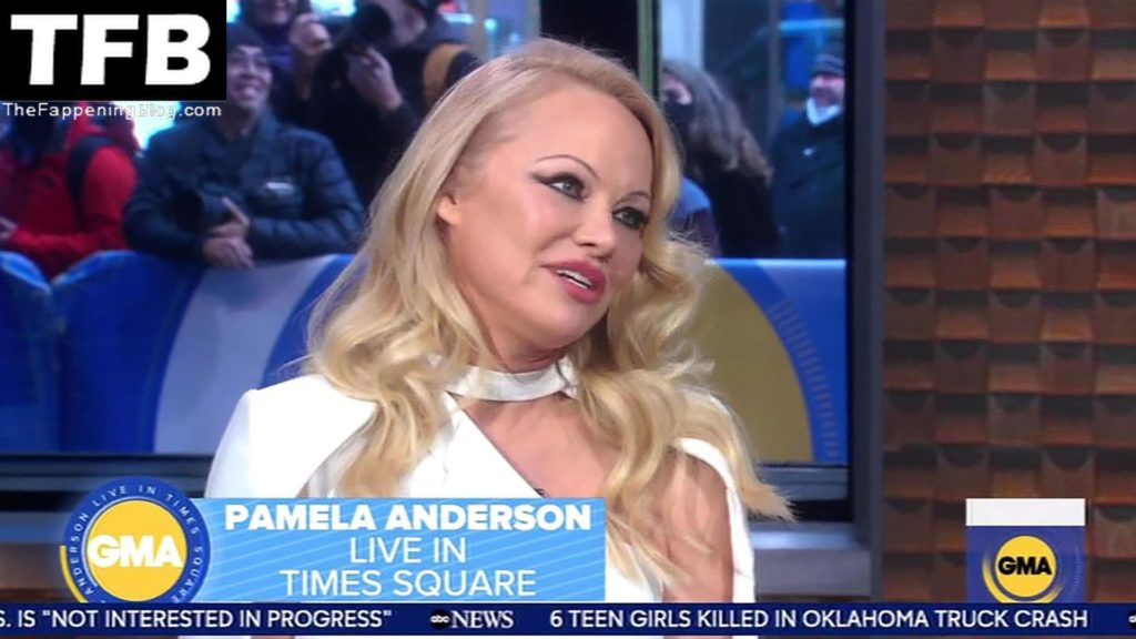 Pamela Anderson Heads to Good Morning America (107 Photos + Video)