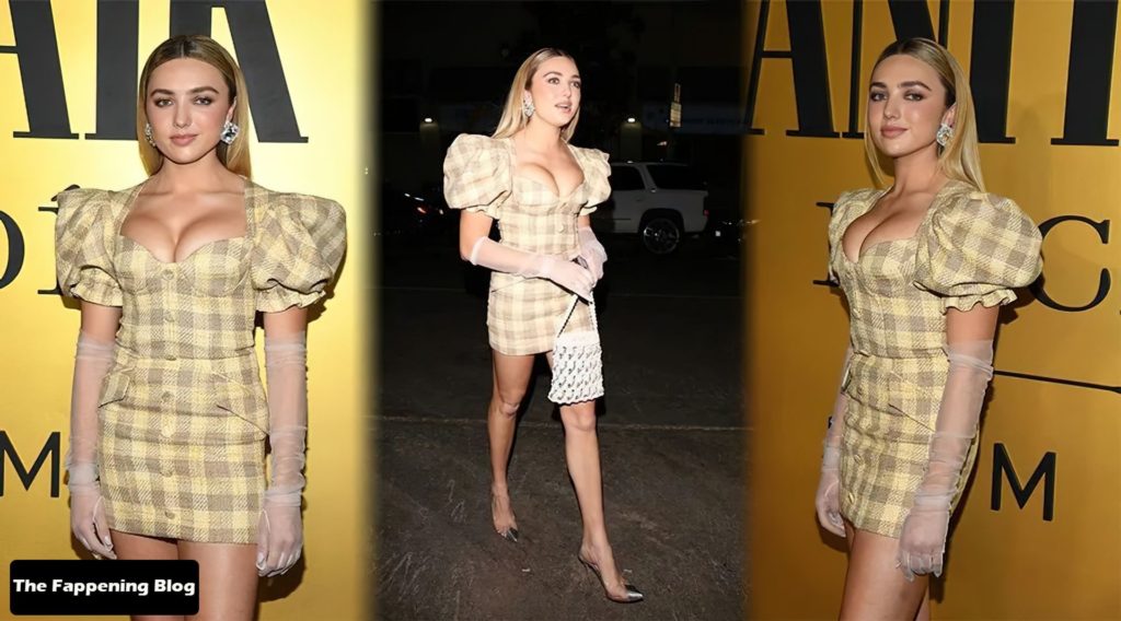 Peyton List Flaunts Her Sexy Tits &amp; Legs at the Vanity Fair X Bacardi Event in LA (52 Photos)