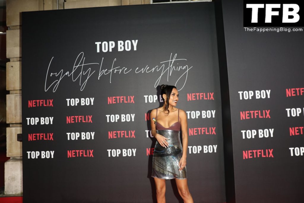 Saffron Hocking Flaunts Her Sexy Tits &amp; Legs at the ‘Top Boy 2’ World Premiere in London (43 Photos)