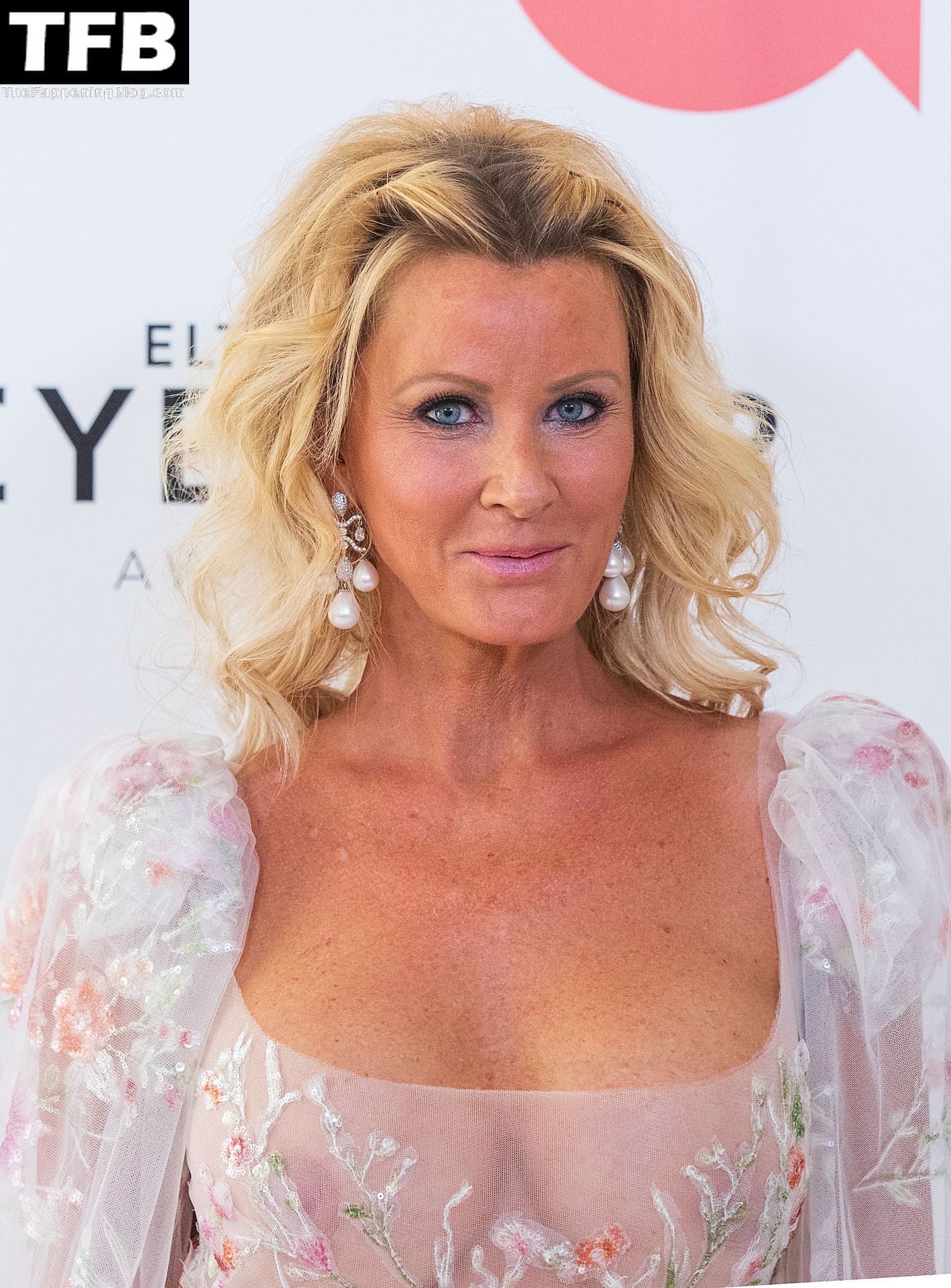 Sandra Lee Displays Her Nude Boobs At The 30th Annual Elton John Aids Foundation Academy Viewing