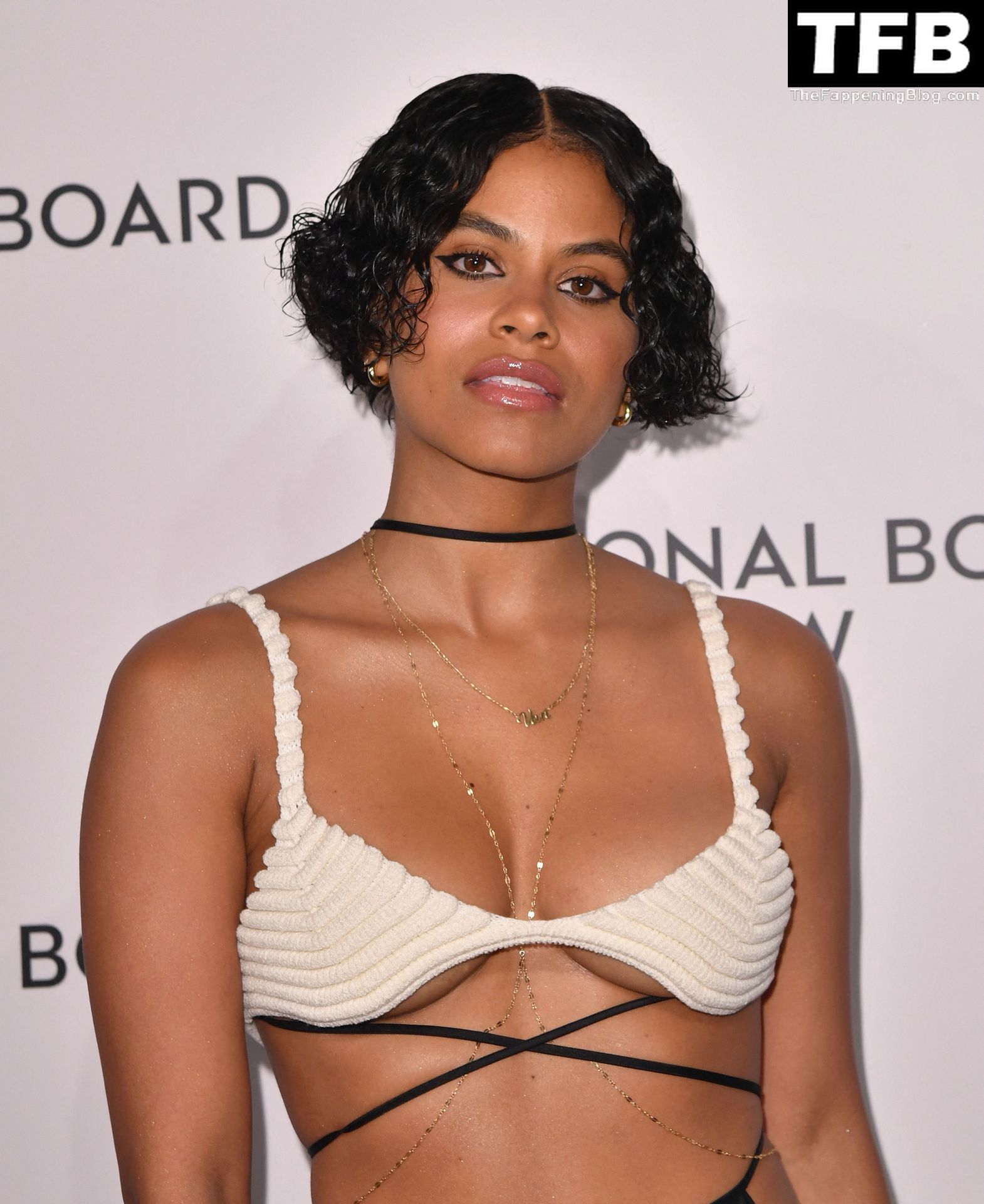 Zazie Beetz Flaunts Her Sexy Tits the National Board of Review Annual Award...