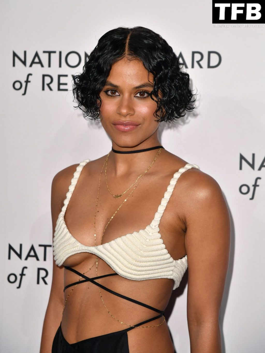 Zazie Beetz Flaunts Her Sexy Tits the National Board of Review Annual Awards (6 Photos)