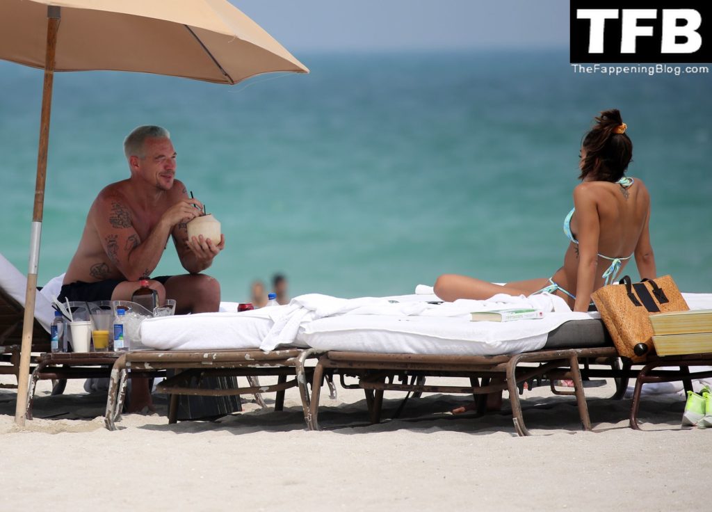 Diplo and Chantel Jeffries Hang Out Together on the Beach in Miami (40 Photos)