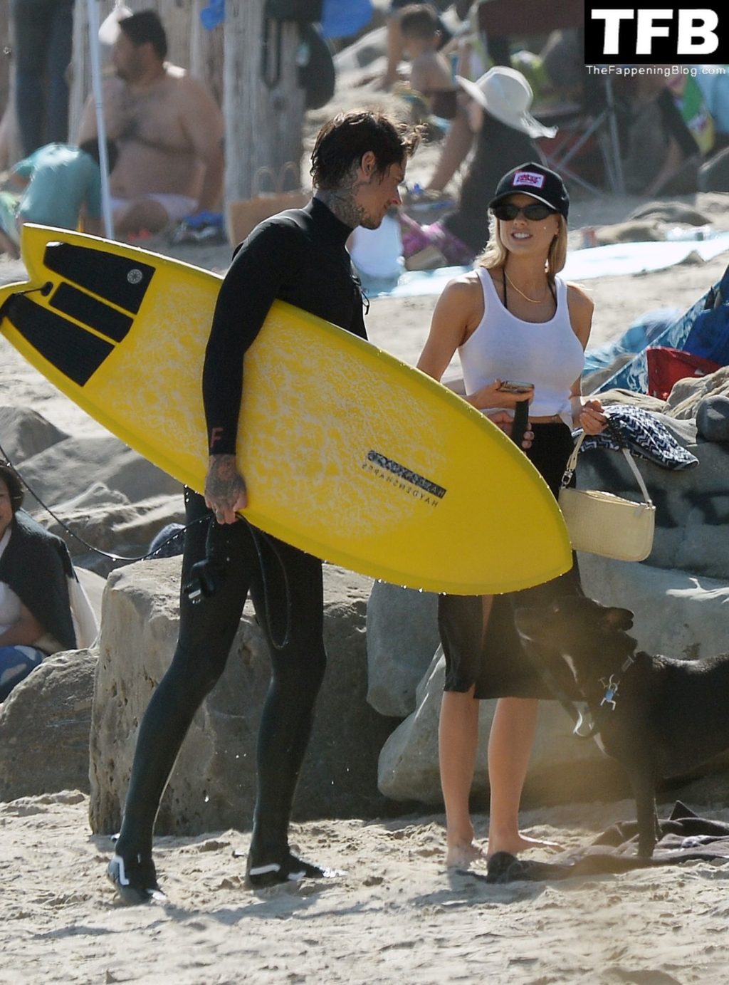 Charlotte McKinney &amp; Nathan Kostechko Hit The Beach in Santa Monica (75 Photos)