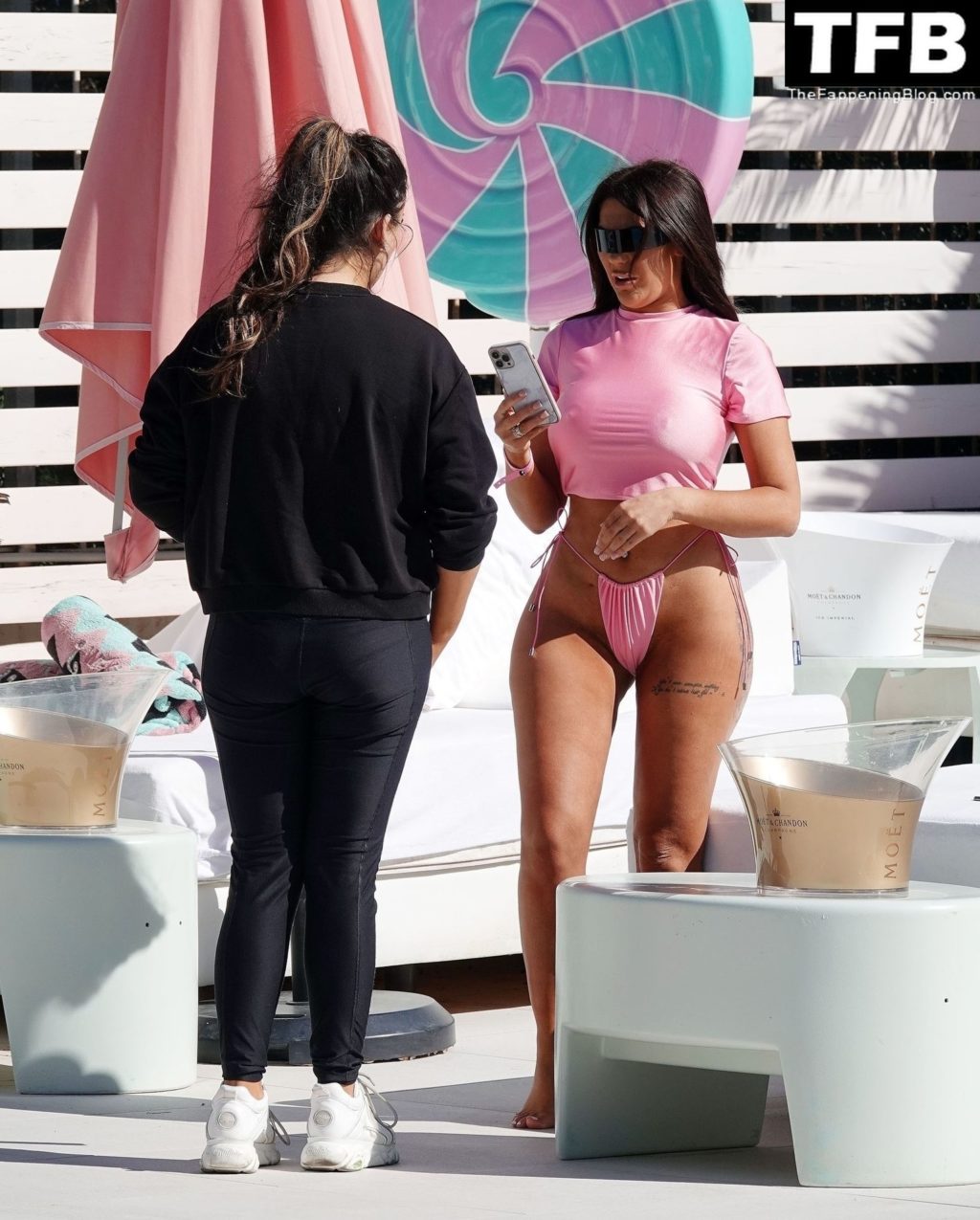 Chloe Ferry Shows Off Her Curvaceous Alluring Figure Out in Ibiza (18 Photos)