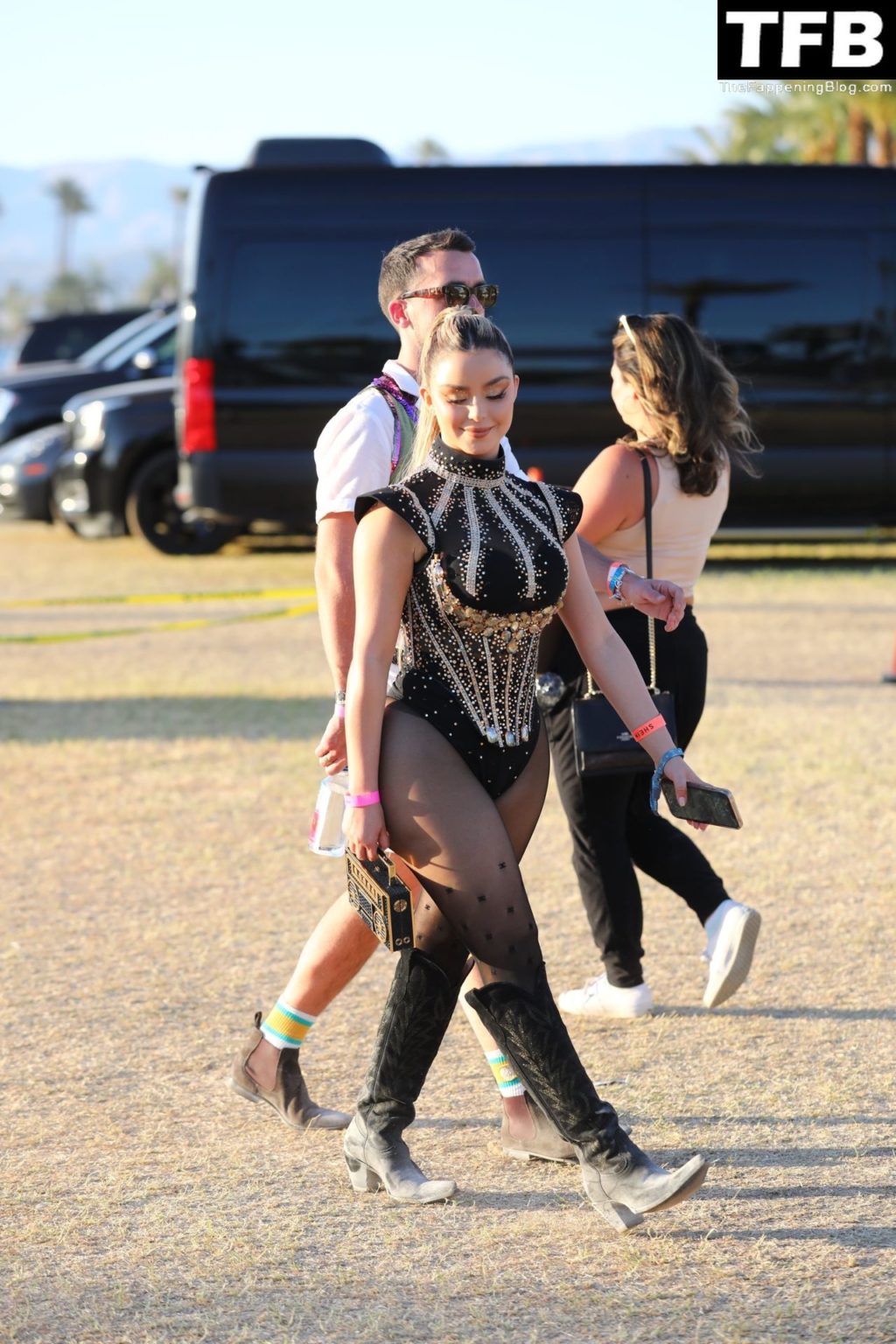 Demi Rose is Cheeky at a Coachella Party in Palm Springs (46 Photos)