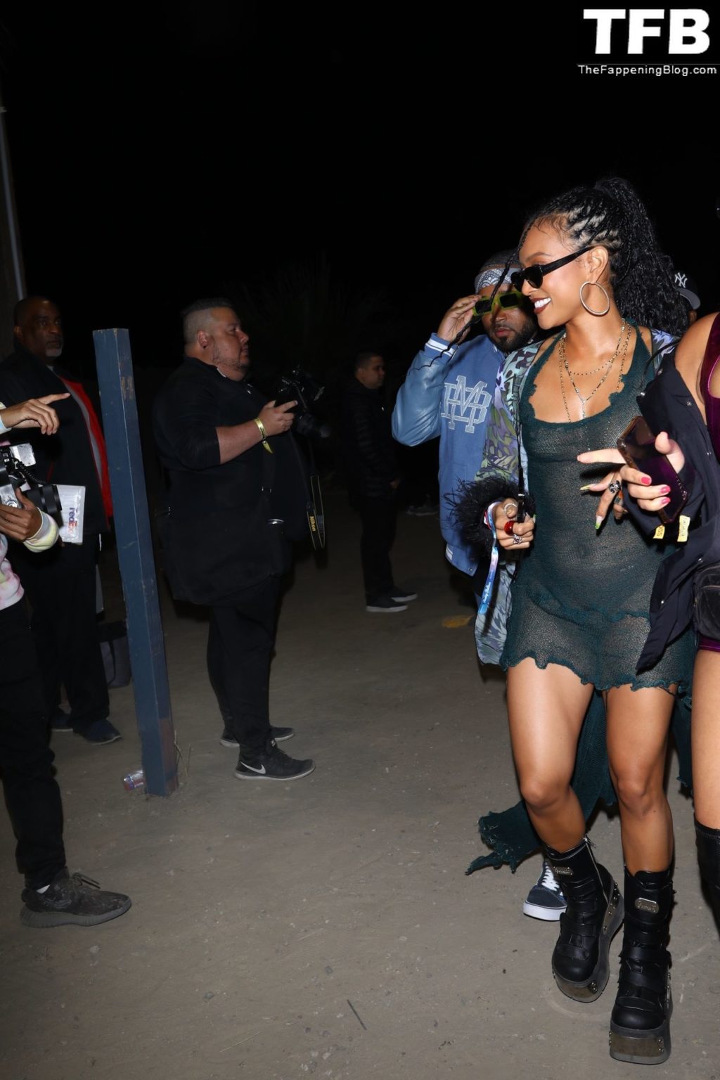 Karrueche Tran Goes Almost Nude in a See-Through Outfit (37 Photos)