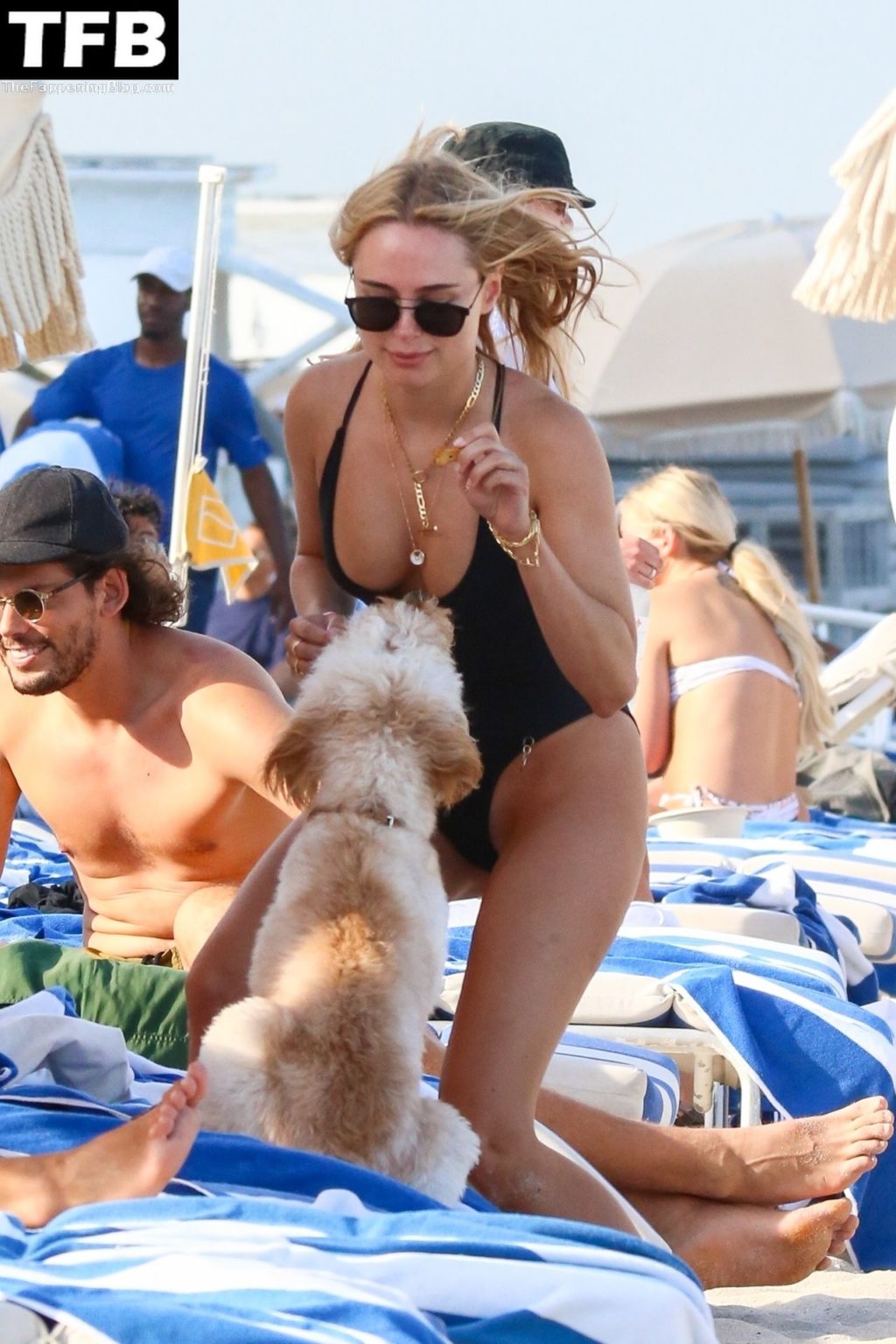Kimberley Garner Heats Up Miami Beach in a Black One-Piece (100 Photos)