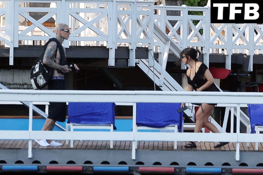 Kourtney Kardashian &amp; Travis Barker Continue Their Ever Blossoming Romance by Packing on the PDA at Lake Como (57 Photos)