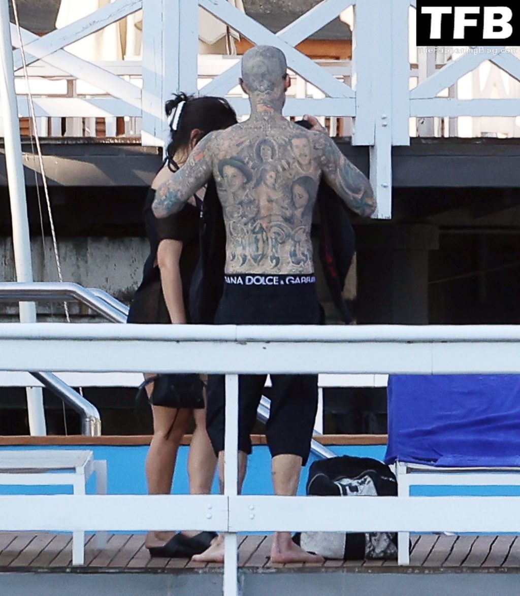 Kourtney Kardashian &amp; Travis Barker Continue Their Ever Blossoming Romance by Packing on the PDA at Lake Como (57 Photos)
