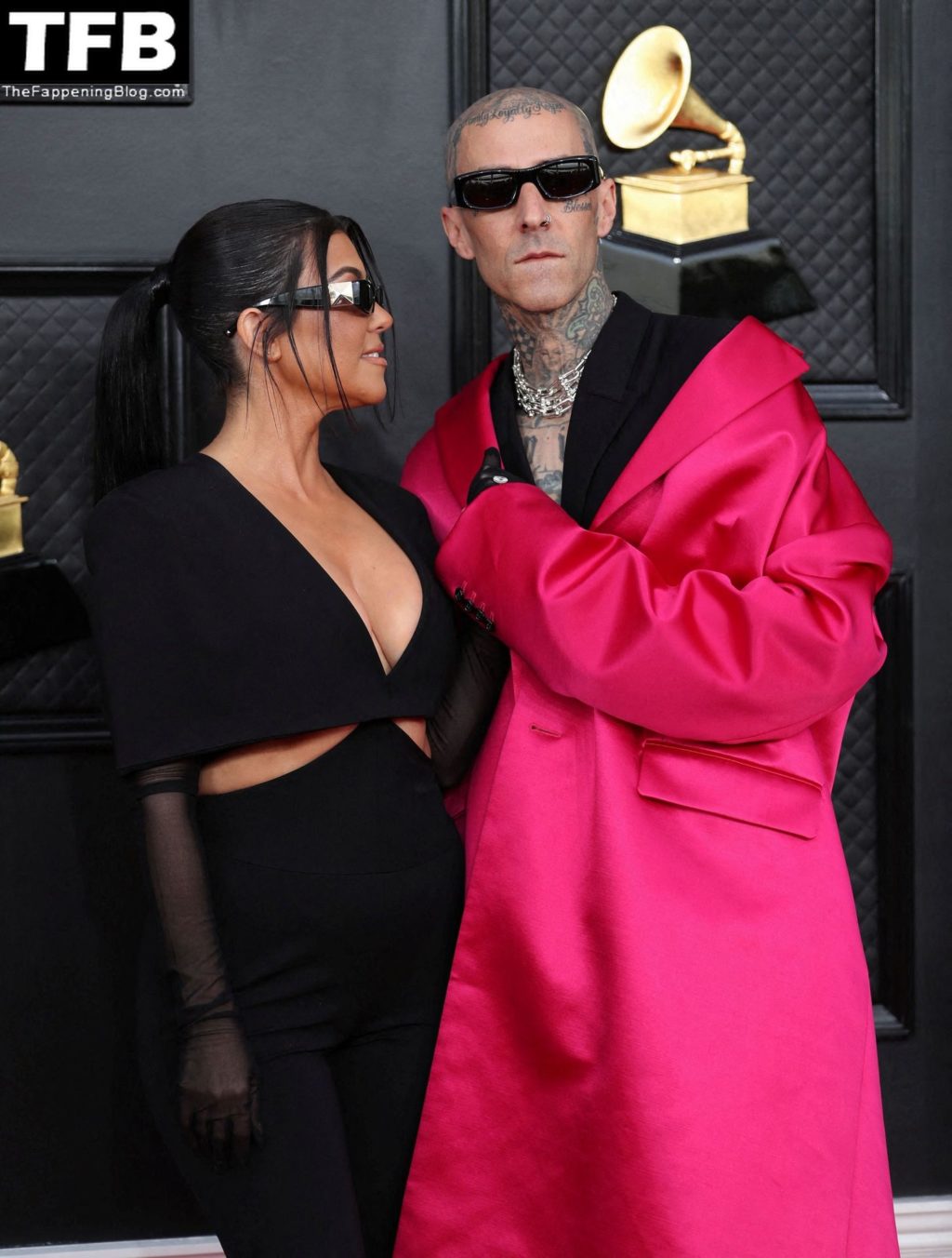 Kourtney Kardashian &amp; Travis Barker Attend First Grammys in Las Vegas (77 Photos)