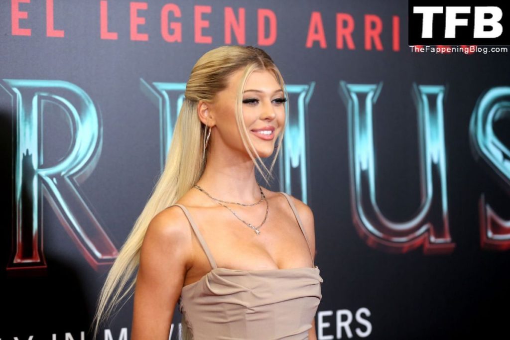 Loren Gray Stuns in a Tight Dress at the “Morbius” Premiere in Los Angeles (12 Photos)